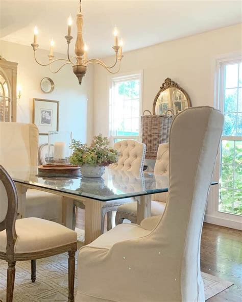 Romantic Beige Farmhouse Dining Room Soul Lane