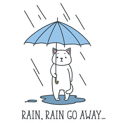 Rain Rain Go Away Stock Illustration - Download Image Now - iStock