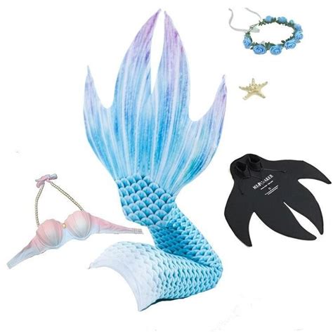 Mermaid Tail With Flippers Bikini Swimmable Cosplay Costume Mermaid Swimsuit Adults Z S Artofit