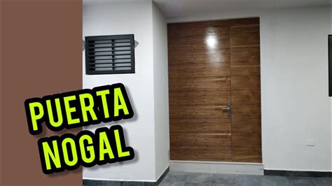 Cómo Hacer Puerta Principal de Nogal Walnut Main Door YouTube