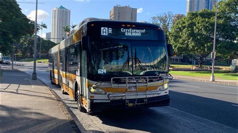 Honolulu Thebus Route A Kalauao Pearlridge Skyline Station Bus