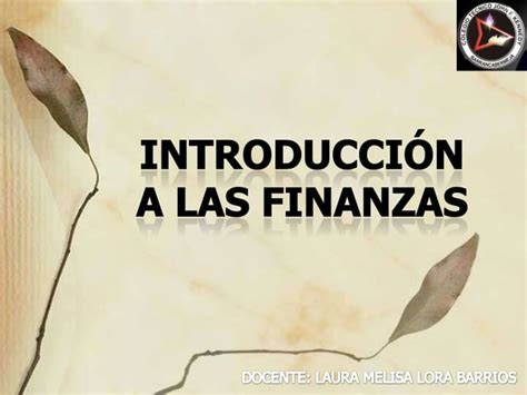 Intro A Las Finanzas Ppt