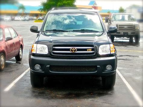 Buy Used 2002 Toyota Sequoia Limitedblack Sport Utility 4 Door 47l In