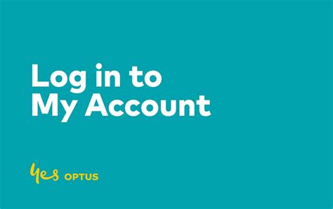 My Account Login Optus