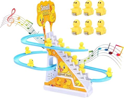 Amazon Small Ducks Climbing Toys Electric Ducks Chasing Race Track