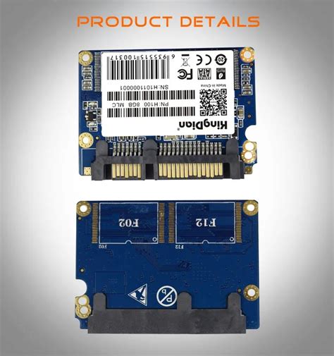 Half Slim Sata Module Gb Solid State Drive Hard Disc Inch Micro