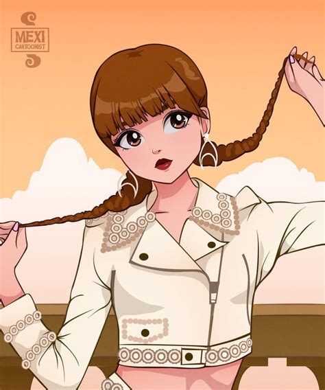 190529 Blackpink Lisa Casual Art Done By Mexicartoonist On Instagram Rblackpink