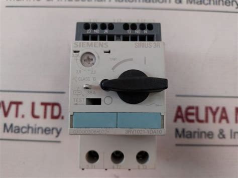 Siemens Sirius 3r 3rv1021 1da10 Circuit Breaker Aeliya Marine