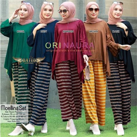 Jual Daster Lengan Panjang New Arrival Setelan One Set Rayon Oversize