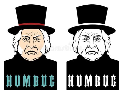 Scrooge Bah Humbug Stock Illustrations Scrooge Bah Humbug Stock