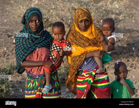 Portrait Afar Tribe Women Afar Banque De Photographies Et Dimages à