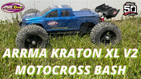 Arrma Kraton Xl V Motocross Bash With M C Hex Extensions Youtube