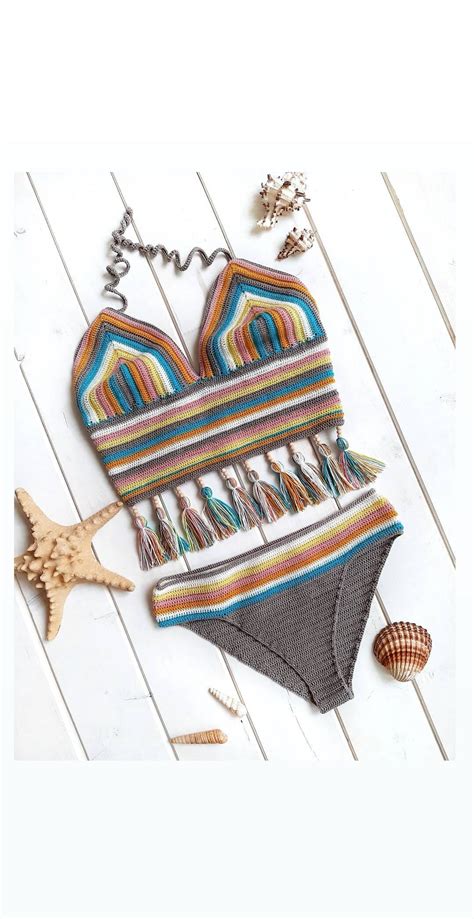 Crochet Swimsuit Crochet Bathing Suit Boho Crochet Bikini Festival Lingerie Crochet Sexy