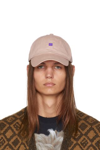 Acne Studios Beige Micro Patch Cap SSENSE