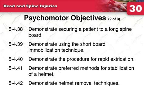 PPT 30 Head And Spine Injuries PowerPoint Presentation Free