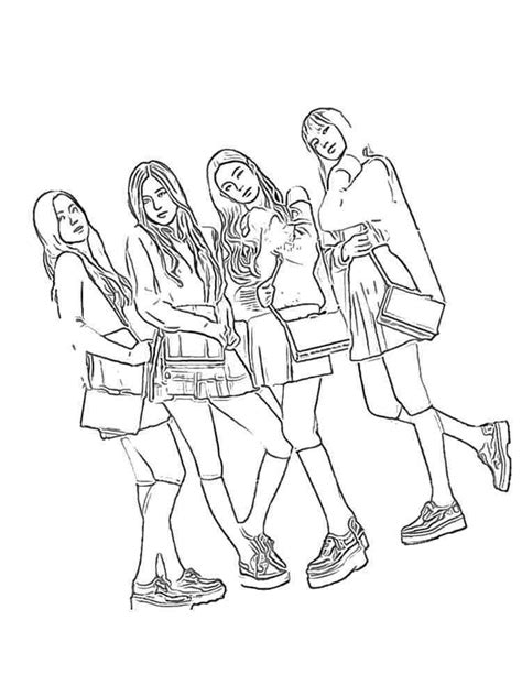 Blackpink Coloring Pages