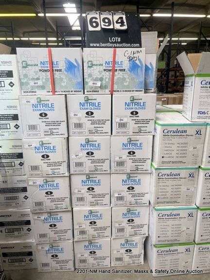 Box Emerald Nitrile Exam Gloves Small Bentley And Associates Llc