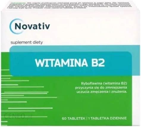 Medicinae Novativ Witamina B Tabl Opinie I Ceny Na Ceneo Pl