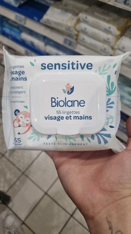 Biolane 55 Lingettes Visage Et Mains INCI Beauty