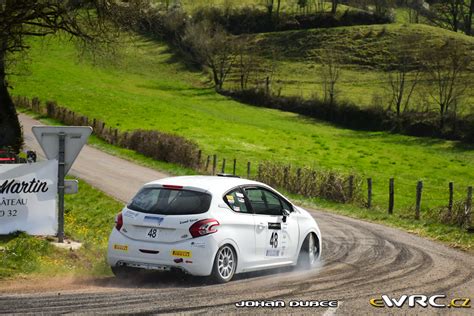 Zambon Laurent Perrinaud Maëva Peugeot 208 R2 Rallye National du