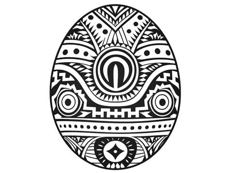 Pysanky Coloring Page Coloring Page