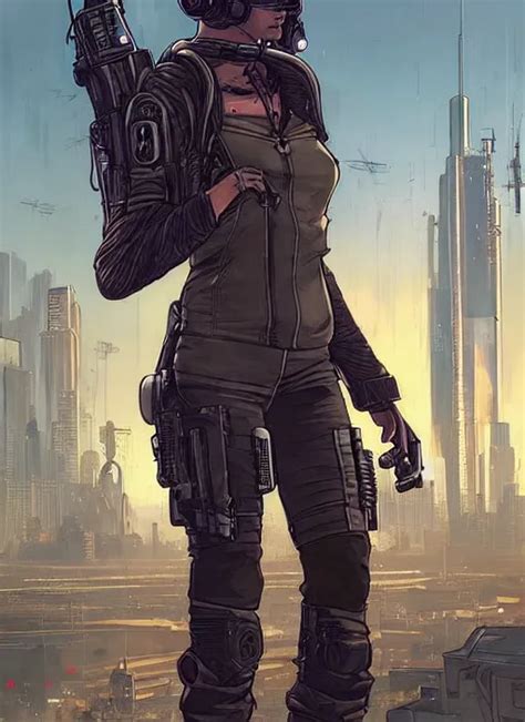 Beautiful Maria Gorgeous Female Cyberpunk Assassin Stable Diffusion