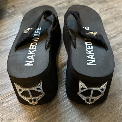 Naked Wolfe Platform Sandals Size Comfy Foam Depop