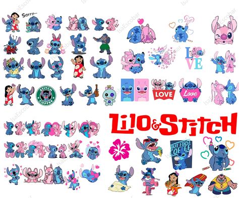 Lilo And Stitch Layered Bundle Files Clipart Cricut Silhouette