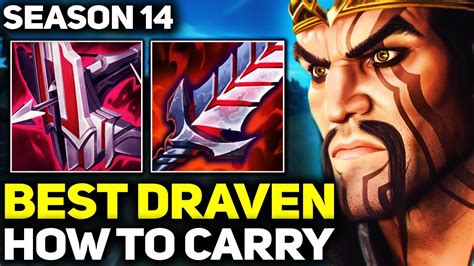 How To Carry 1v9 Draven Gameplay RANK 1 BEST DRAVEN IN THE WORLD