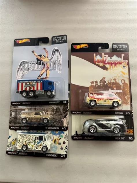 HOT WHEELS Premium Pop Culture Led Zeppelin Set Of D PicClick UK