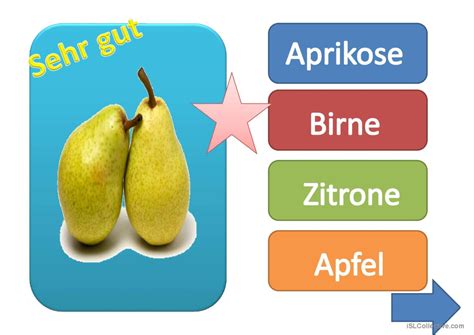 Obst und Gemüse Deutsch DAF powerpoints