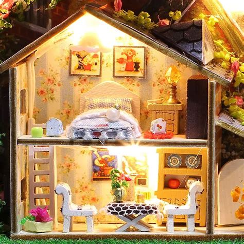 Hot 3d Wooden Diy Handmade Box Theatre Dollhouse Miniature Box Mini