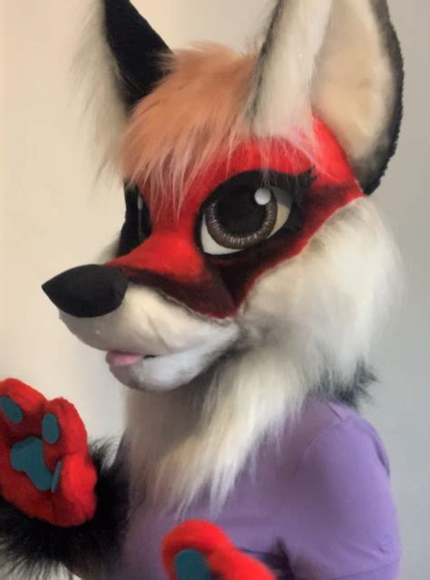 Red Airbrushed Fox Fursuit For Sale Oneandonlycostumes