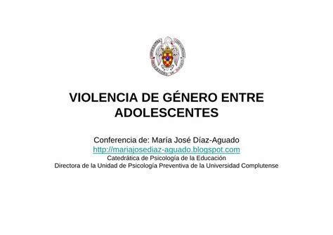 Pdf Violencia De G Nero Entre Adolescentescoeducando Educacion