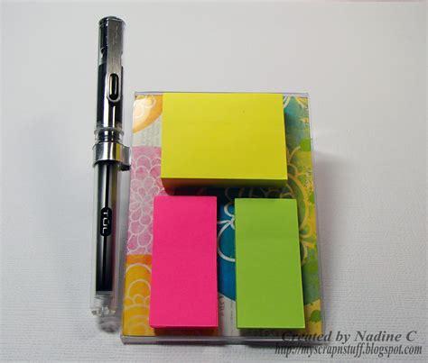 Easy Diy Sticky Notepad Holders With Video Nadine Carlier