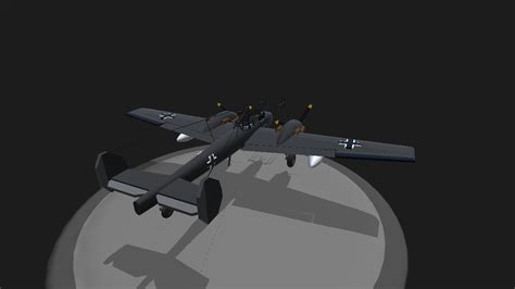 SimplePlanes | BF-110 G4 Night Fighter