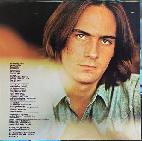 James Taylor Sweet Baby James Lp Warner Bros Records Ws 1843