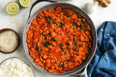 Chickpea Sweet Potato Stew Recipe Lynnecurry