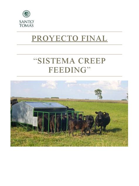 Creep Feeding Pdf