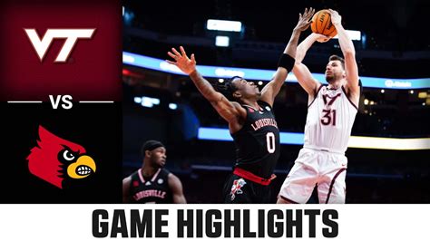 Virginia Tech Vs Louisville Game Highlights Acc Men S