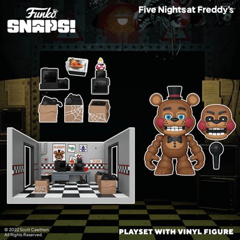 FUNKO FNAF FOXY AND LEFTY STATUES FUNKO SNAPS WAVE REVEALED!- Five Nights At Freddy's Toys Merch ...