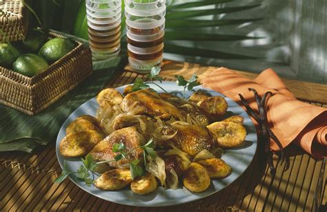 Poulet Aux Bananes Plantains Recette