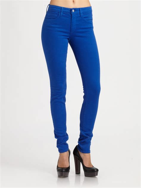 Lyst - Joe's jeans Colored Skinny Jeans in Blue