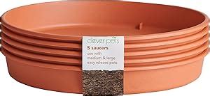 Clever Pots Plant Pot Saucers Pack Of For Use With Medium And Large