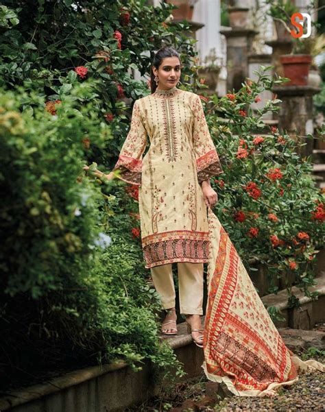 Shraddha Bin Saeed Lawn Collrction Vol Pakistani Salwar Suits Wholesale