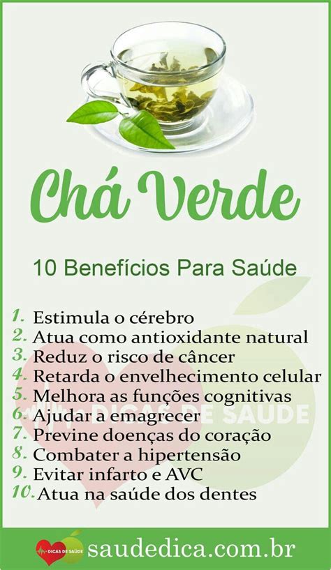 Os Benef Cios Ch Verde Para Emagrecer Dicas De Sa De