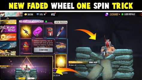 New Faded Wheel Free Fire Red Robster Woodpecker Faded Wheel Event