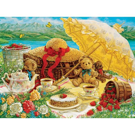 Jigsaw Puzzle 500 Pieces 24x18teddy Bear Picnic