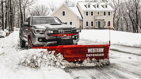 Western Defender Straight Blade Snow Plow