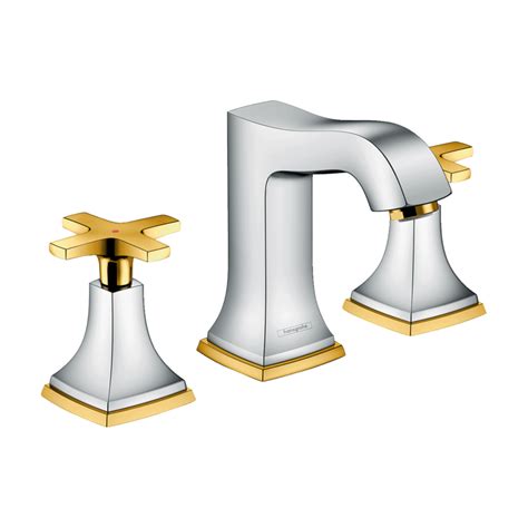 Hansgrohe - Mélangeur lavabo 110 Metropol Classic 3 trous chromé/or